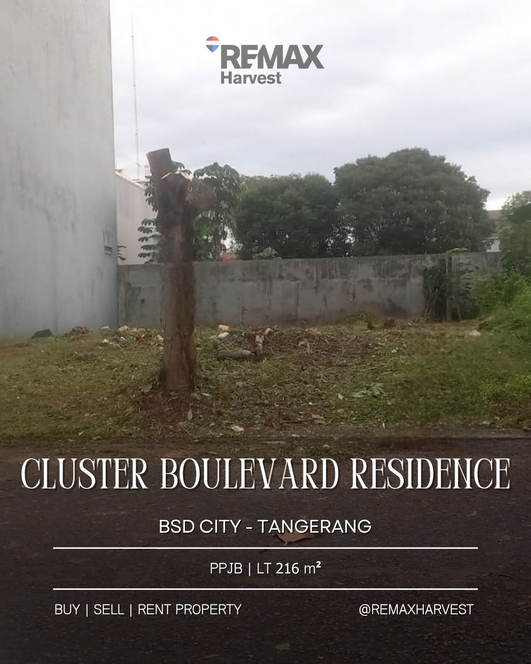 Kavling Siap Bangun Cluster Boulevard Residence - BSD City
